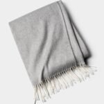 Bamboo Herringbone Tassel Throw