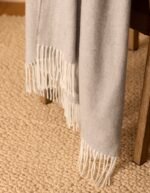 Bamboo Herringbone Tassel Throw - Image 3