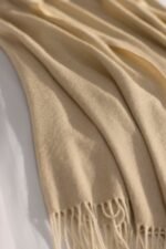 Bamboo Herringbone Tassel Throw - Image 14