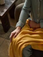 Bamboo Herringbone Tassel Throw - Image 25