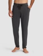 Men's Bamboo Stretch-Knit Short Sleeve Tee & Pant Pajama Set - Image 6