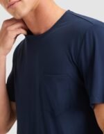 Men's Bamboo Stretch-Knit Short Sleeve Tee & Pant Pajama Set - Image 18