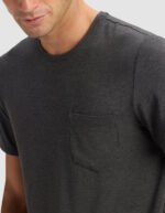 Men's Bamboo Stretch-Knit Short Sleeve Tee & Pant Pajama Set - Image 5